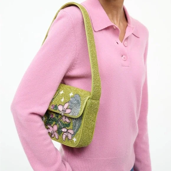 STAUD BEADED ZODIAC TOMMY BAG VIRGO - Picture 8 of 11